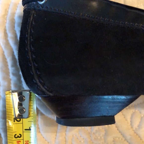 🇮🇹 Geoffredo Fantini Materia Prima suede & patent leather trim ballerina flats - Picture 10 of 10